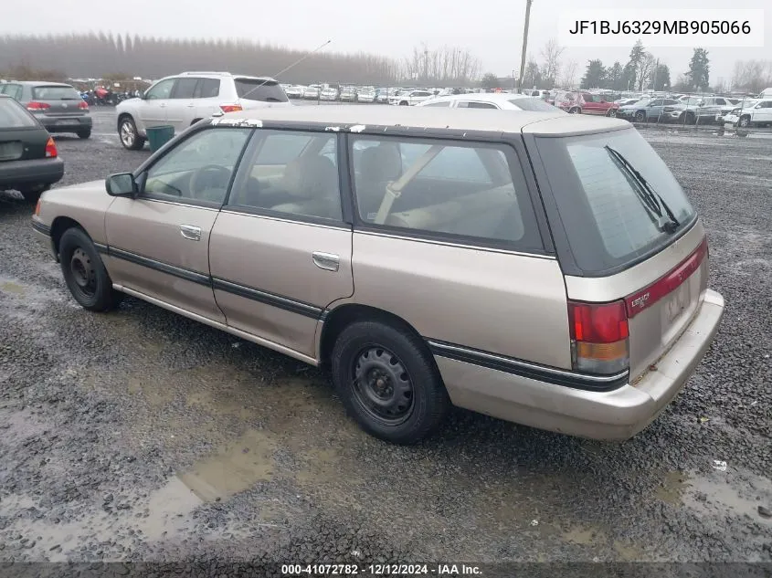 1991 Subaru Legacy L VIN: JF1BJ6329MB905066 Lot: 41072782