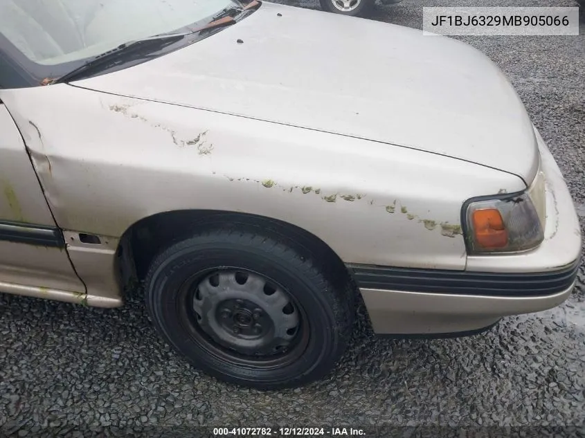1991 Subaru Legacy L VIN: JF1BJ6329MB905066 Lot: 41072782