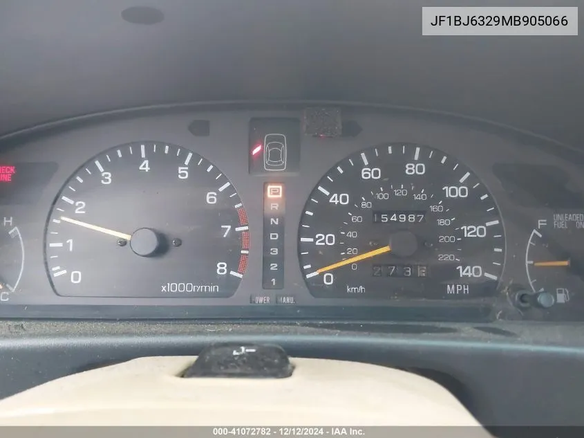 1991 Subaru Legacy L VIN: JF1BJ6329MB905066 Lot: 41072782
