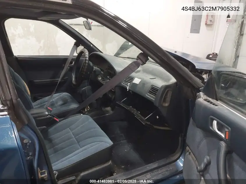 1991 Subaru Legacy L/Hx/Px/Rx VIN: 4S4BJ63C2M7905332 Lot: 41483981