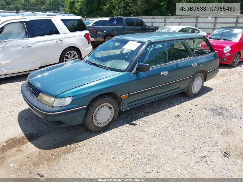 1994 Subaru Legacy L/L Alpine VIN: 4S3BJ6331R7955439 Lot: 42770190