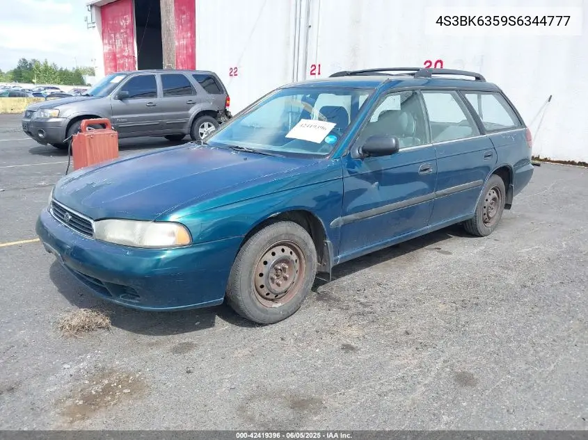 1995 Subaru Legacy L/Outback VIN: 4S3BK6359S6344777 Lot: 42419396