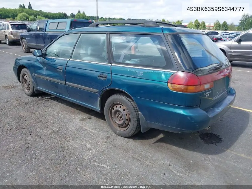 1995 Subaru Legacy L/Outback VIN: 4S3BK6359S6344777 Lot: 42419396