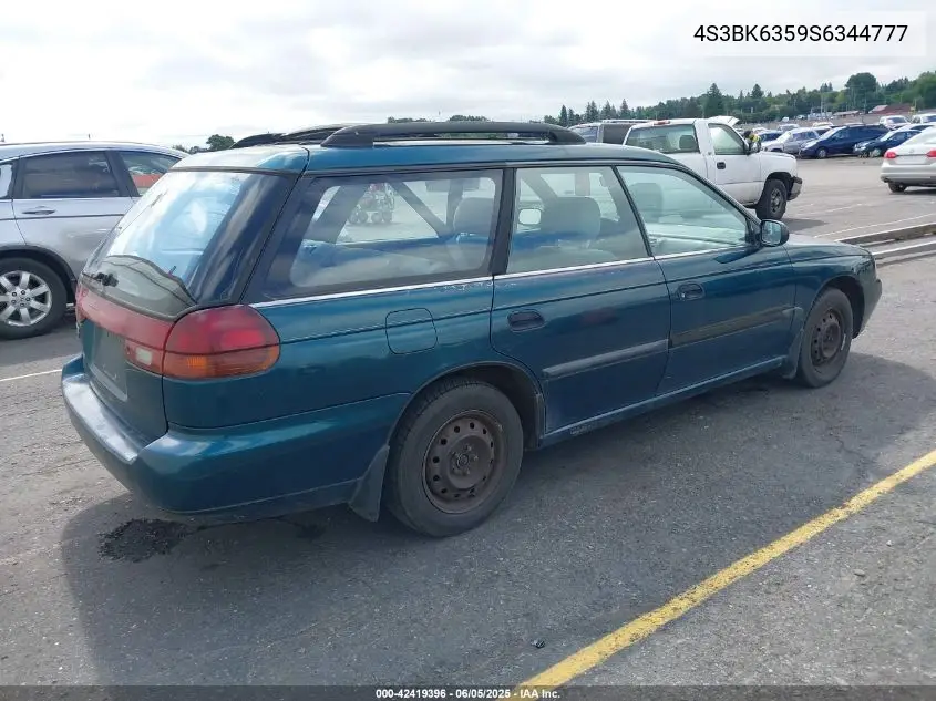 1995 Subaru Legacy L/Outback VIN: 4S3BK6359S6344777 Lot: 42419396
