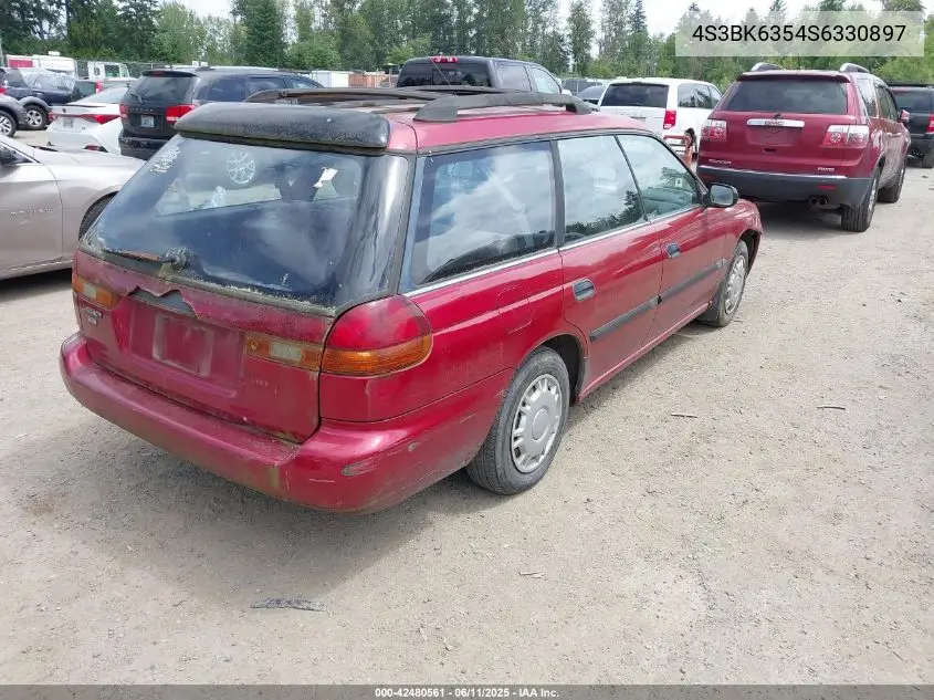 1995 Subaru Legacy L/Outback VIN: 4S3BK6354S6330897 Lot: 42480561
