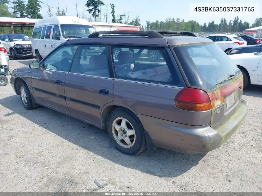 1995 Subaru Legacy L/Outback VIN: 4S3BK6350S7331765 Lot: 42563010