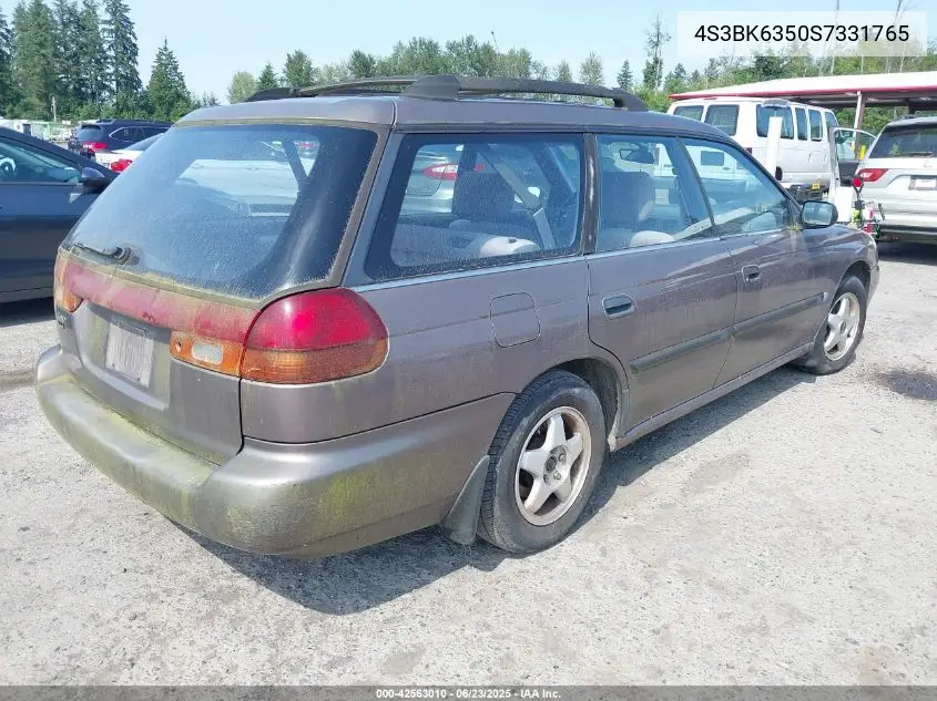 1995 Subaru Legacy L/Outback VIN: 4S3BK6350S7331765 Lot: 42563010