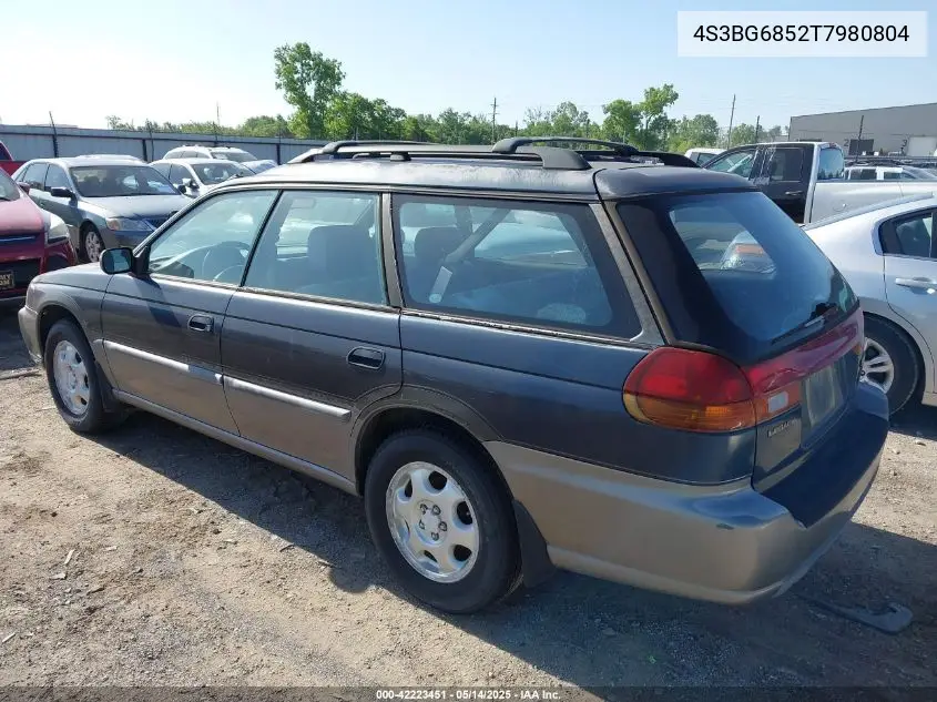 1996 Subaru Legacy Outback VIN: 4S3BG6852T7980804 Lot: 42223451