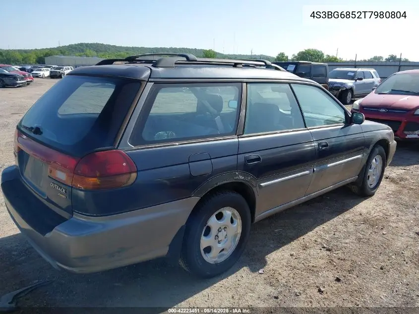 1996 Subaru Legacy Outback VIN: 4S3BG6852T7980804 Lot: 42223451