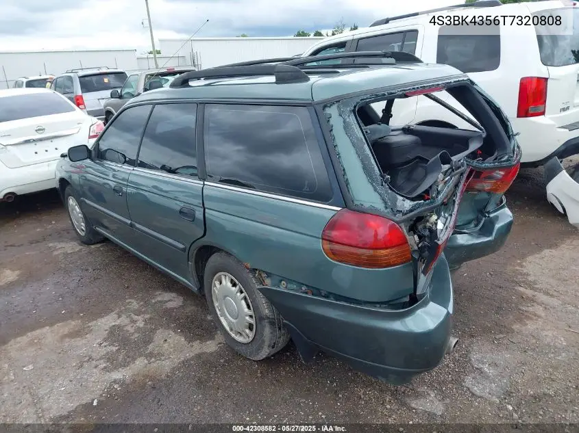 1996 Subaru Legacy L VIN: 4S3BK4356T7320808 Lot: 42308582