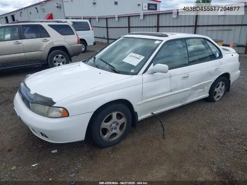 1996 Subaru Legacy Ls VIN: 4S3BD4555T7204877 Lot: 42593684