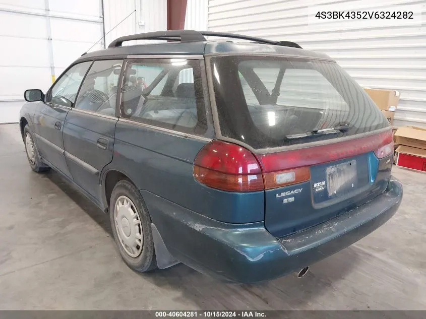 1997 Subaru Legacy L/Postal Right-Hand Drive VIN: 4S3BK4352V6324282 Lot: 40604281