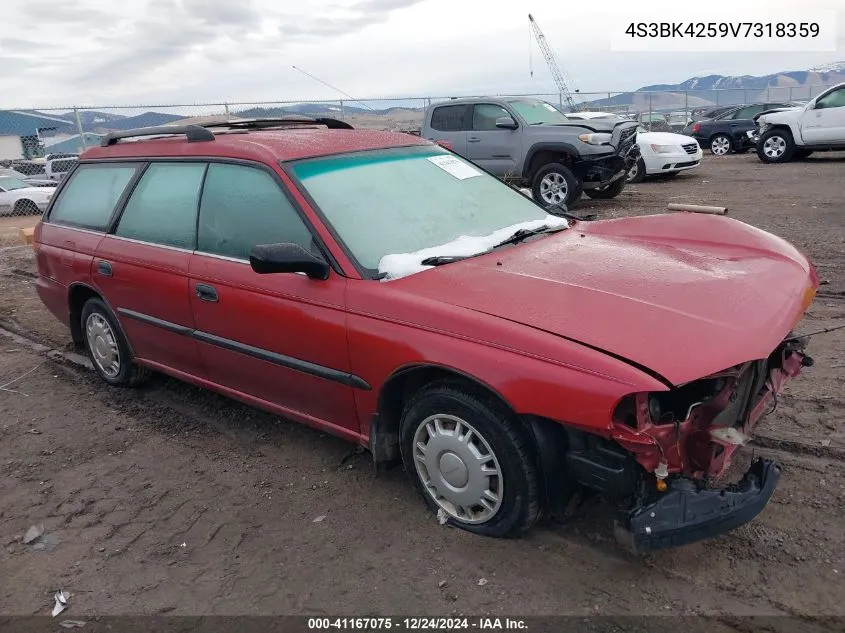 1997 Subaru Legacy Brighton VIN: 4S3BK4259V7318359 Lot: 41167075