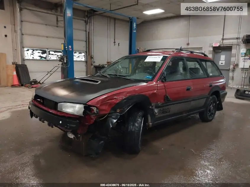 1997 Subaru Legacy Outback/Outback Limited VIN: 4S3BG6858V7600755 Lot: 42436670