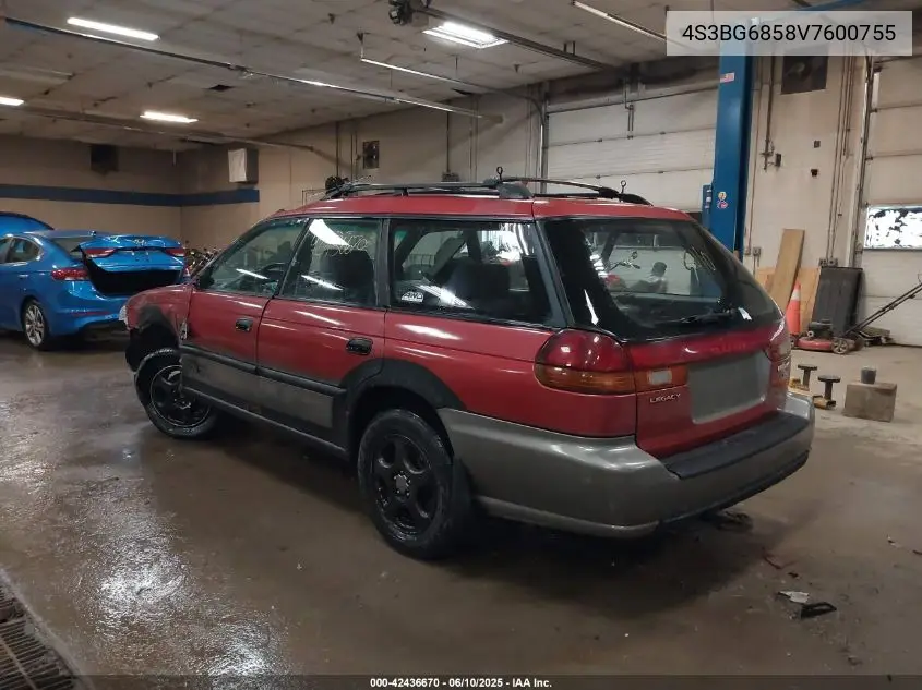 1997 Subaru Legacy Outback/Outback Limited VIN: 4S3BG6858V7600755 Lot: 42436670