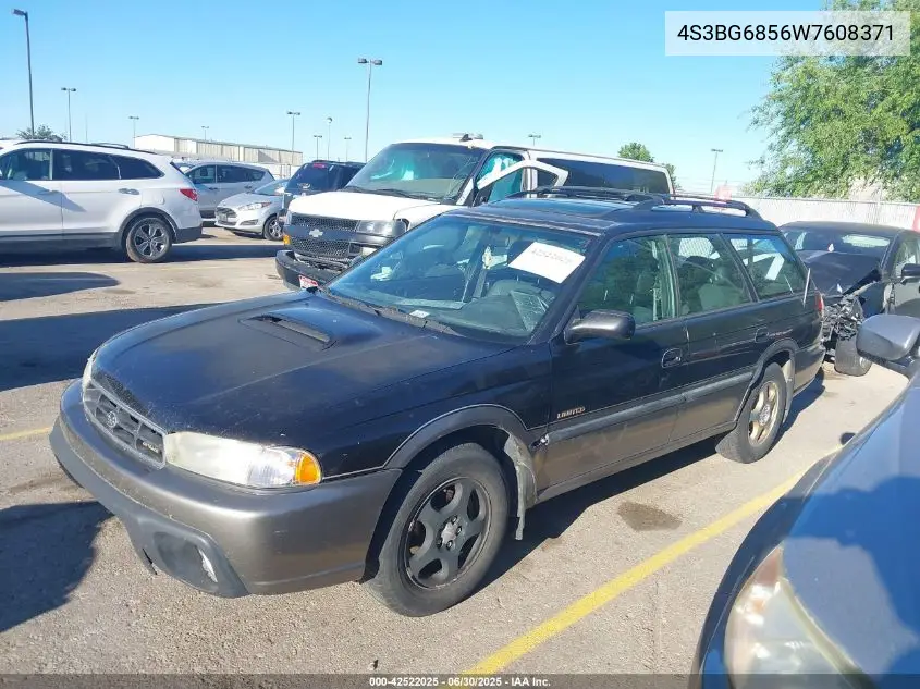 1998 Subaru Legacy Outback/Outback Limited/Outback Sport VIN: 4S3BG6856W7608371 Lot: 42522025
