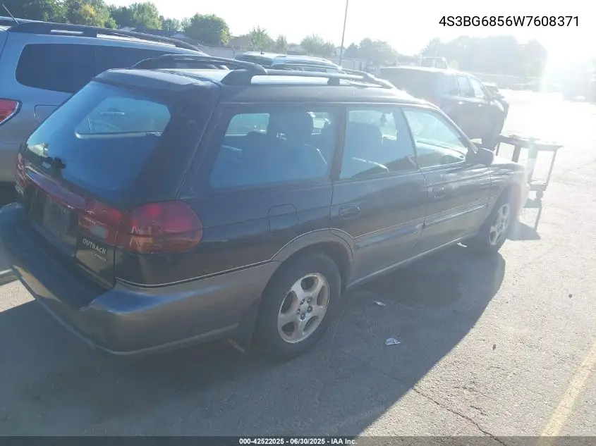 1998 Subaru Legacy Outback/Outback Limited/Outback Sport VIN: 4S3BG6856W7608371 Lot: 42522025