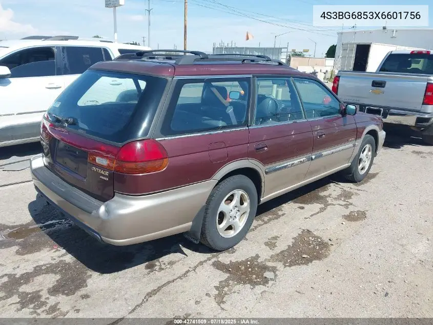 1999 Subaru Legacy 30Th Ann. Outback Ltd./Outback VIN: 4S3BG6853X6601756 Lot: 42741509