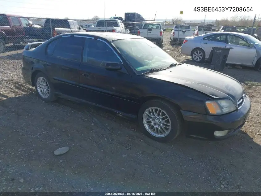 2000 Subaru Legacy Gt VIN: 4S3BE6453Y7208654 Lot: 42021036