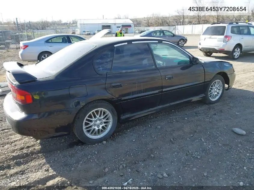 2000 Subaru Legacy Gt VIN: 4S3BE6453Y7208654 Lot: 42021036