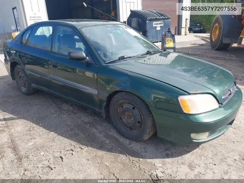 2000 Subaru Legacy L VIN: 4S3BE6357Y7207556 Lot: 42210180