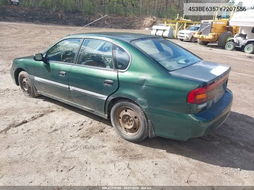 2000 Subaru Legacy L VIN: 4S3BE6357Y7207556 Lot: 42210180