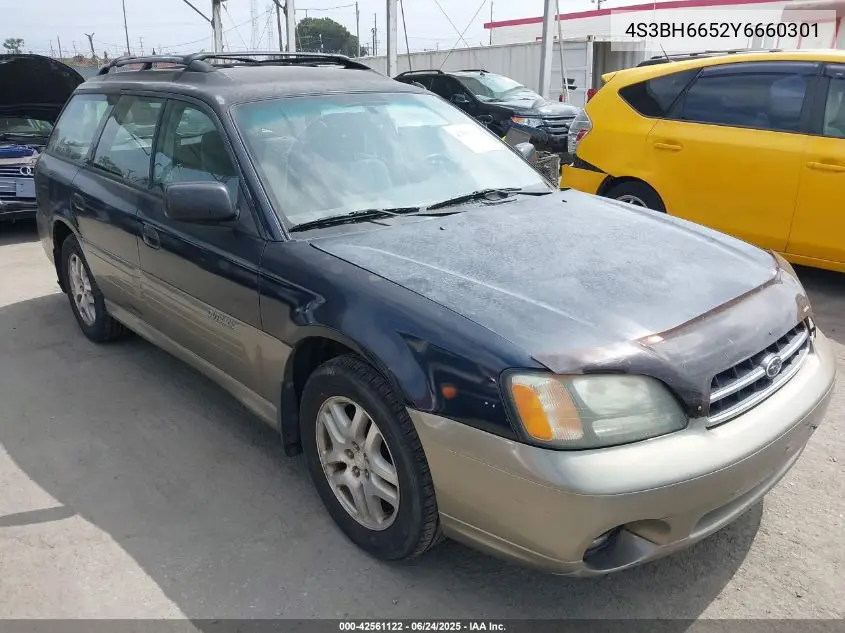 2000 Subaru Legacy Outback W/Rb Equip VIN: 4S3BH6652Y6660301 Lot: 42561122
