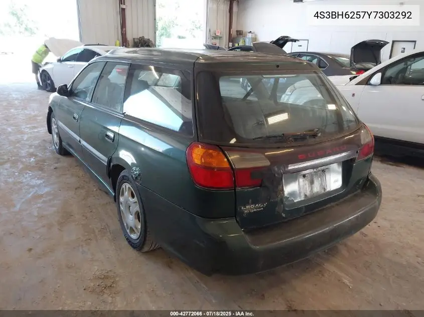 2000 Subaru Legacy Brighton VIN: 4S3BH6257Y7303292 Lot: 42772066