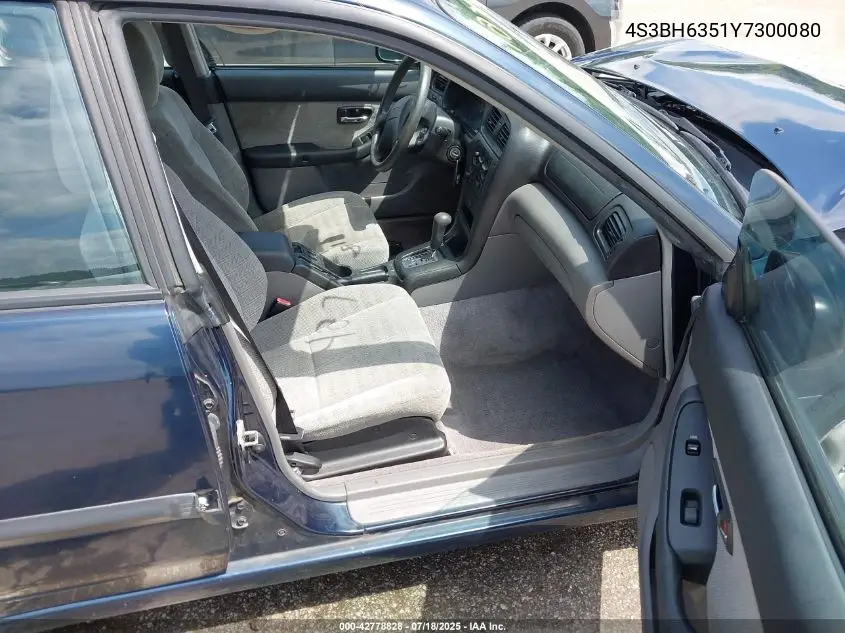 2000 Subaru Legacy L VIN: 4S3BH6351Y7300080 Lot: 42778828