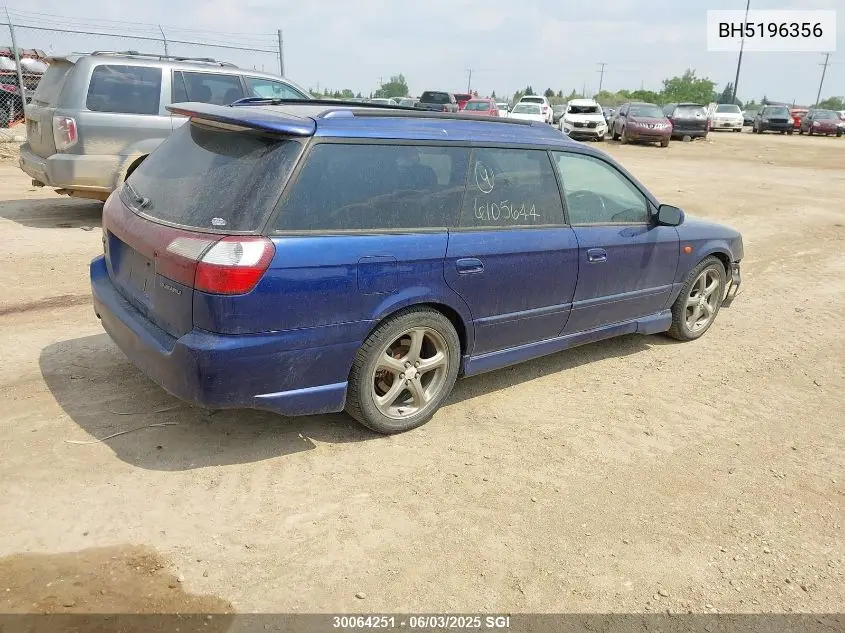 2001 Subaru Legacy Wagon VIN: BH5196356 Lot: 30064251