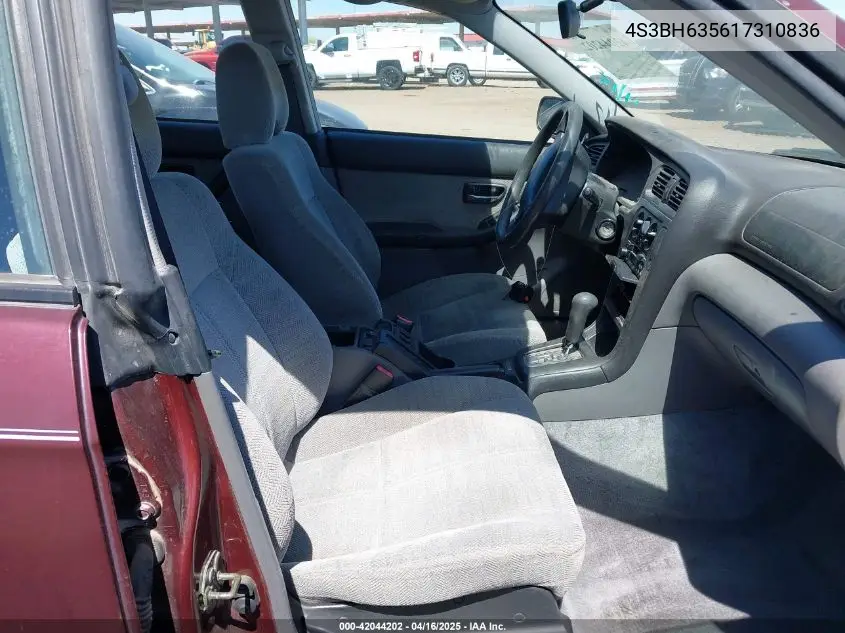 2001 Subaru Legacy L VIN: 4S3BH635617310836 Lot: 42044202