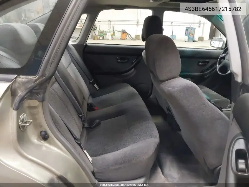 2001 Subaru Legacy Gt VIN: 4S3BE645617215782 Lot: 42245068