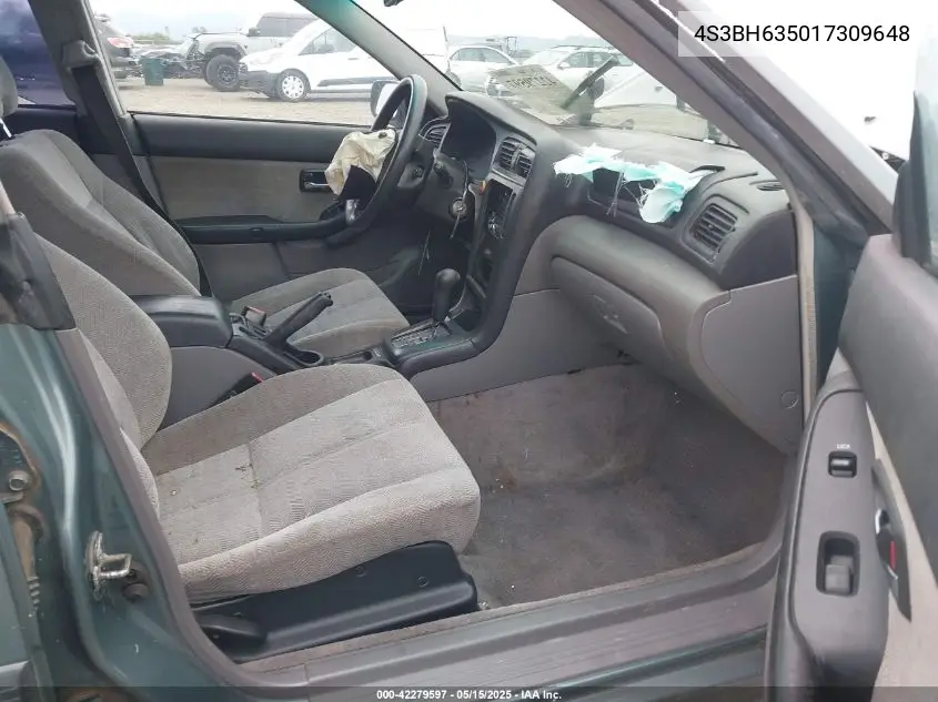 2001 Subaru Legacy L VIN: 4S3BH635017309648 Lot: 42279597
