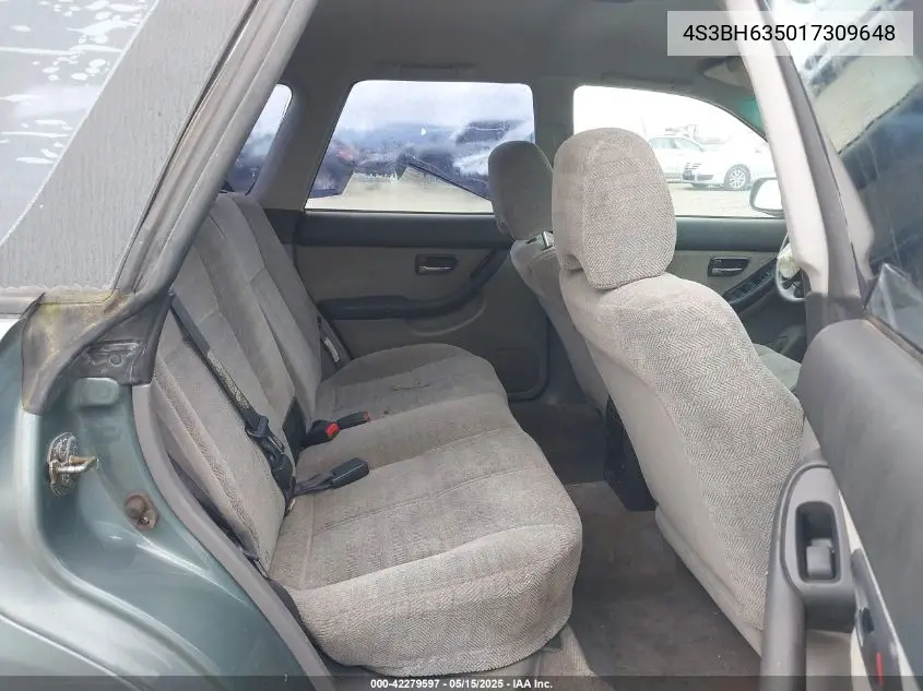 2001 Subaru Legacy L VIN: 4S3BH635017309648 Lot: 42279597