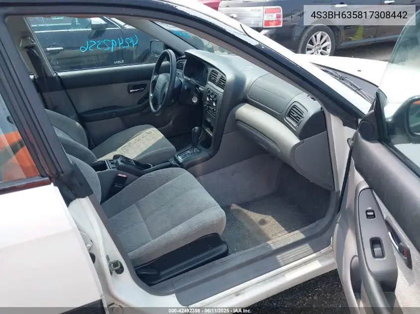 2001 Subaru Legacy L VIN: 4S3BH635817308442 Lot: 42492356