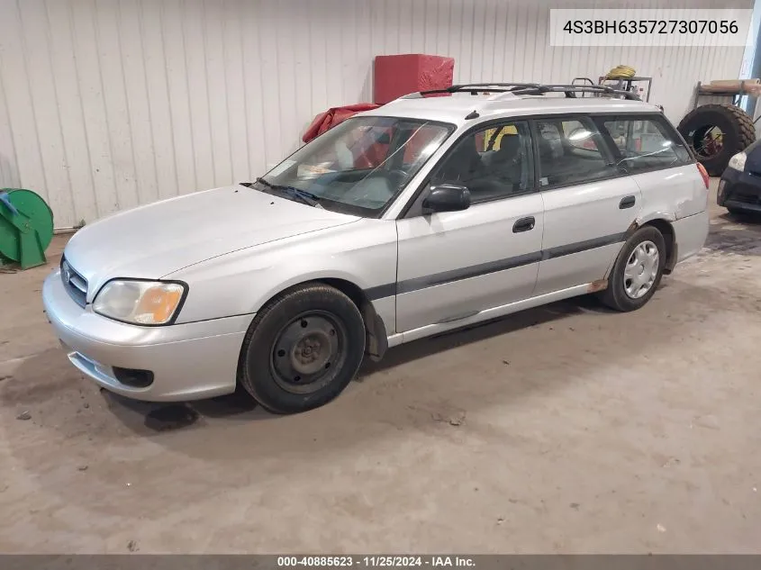 2002 Subaru Legacy L VIN: 4S3BH635727307056 Lot: 40885623
