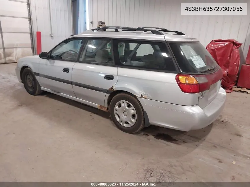 2002 Subaru Legacy L VIN: 4S3BH635727307056 Lot: 40885623