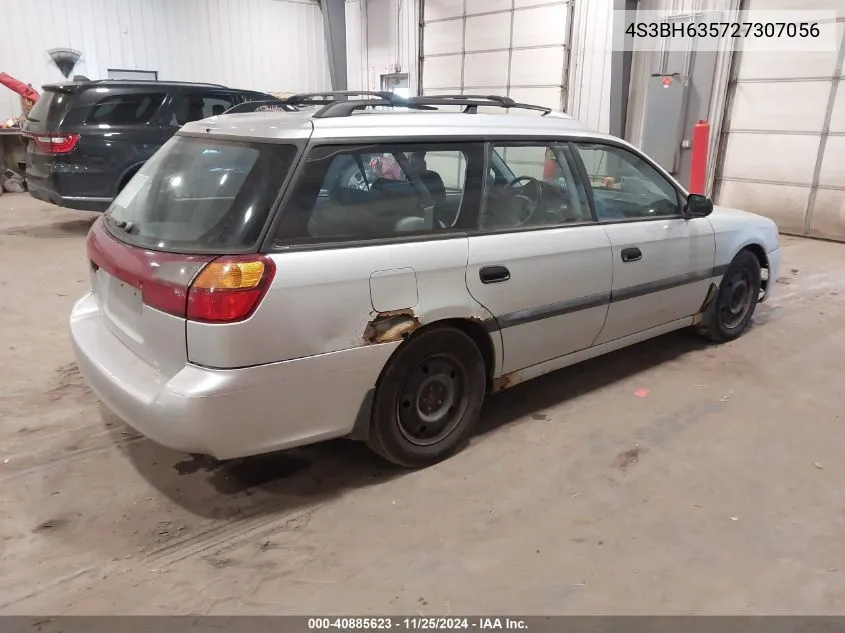 2002 Subaru Legacy L VIN: 4S3BH635727307056 Lot: 40885623