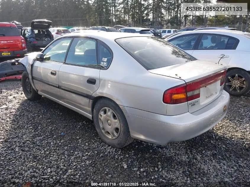 2002 Subaru Legacy L VIN: 4S3BE635527201133 Lot: 41391718