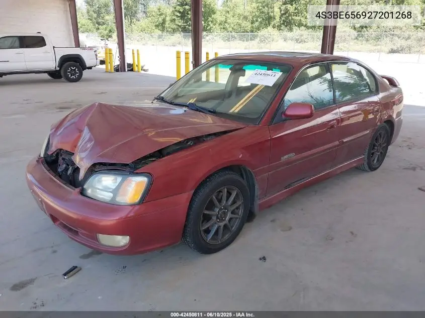 2002 Subaru Legacy Gt Limited VIN: 4S3BE656927201268 Lot: 42450811