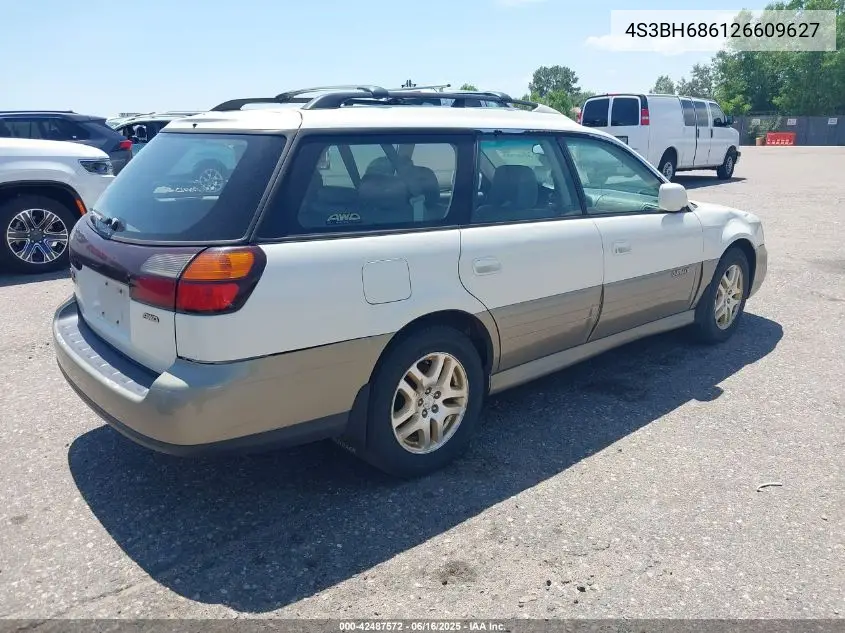 2002 Subaru Outback Limited VIN: 4S3BH686126609627 Lot: 42487572