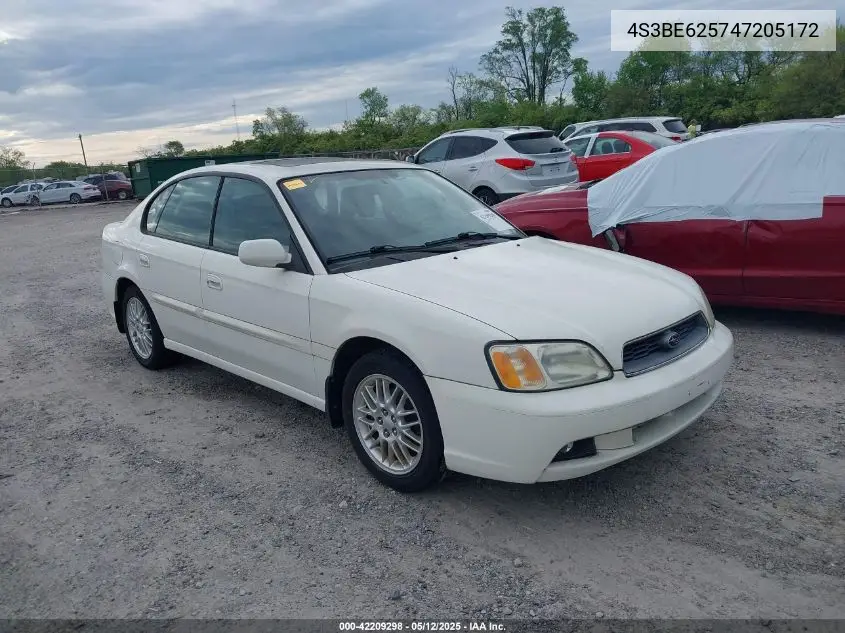 2004 Subaru Legacy L/L W/35Th Anniversary Edition VIN: 4S3BE625747205172 Lot: 42209298