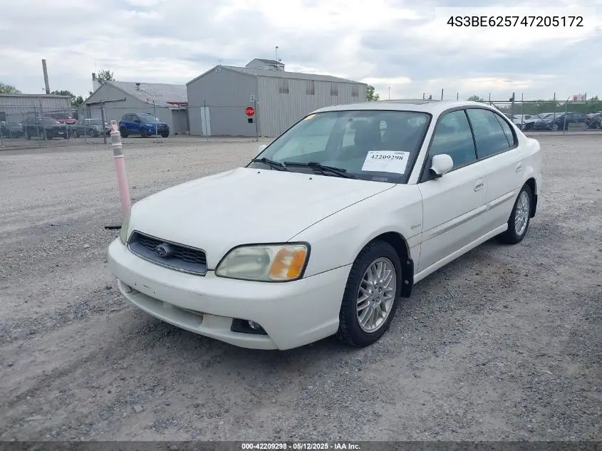 2004 Subaru Legacy L/L W/35Th Anniversary Edition VIN: 4S3BE625747205172 Lot: 42209298
