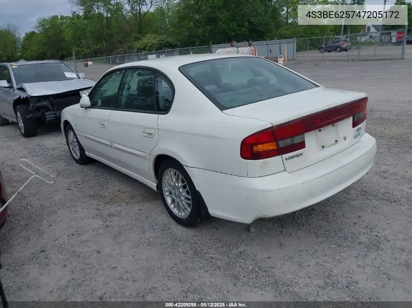 2004 Subaru Legacy L/L W/35Th Anniversary Edition VIN: 4S3BE625747205172 Lot: 42209298