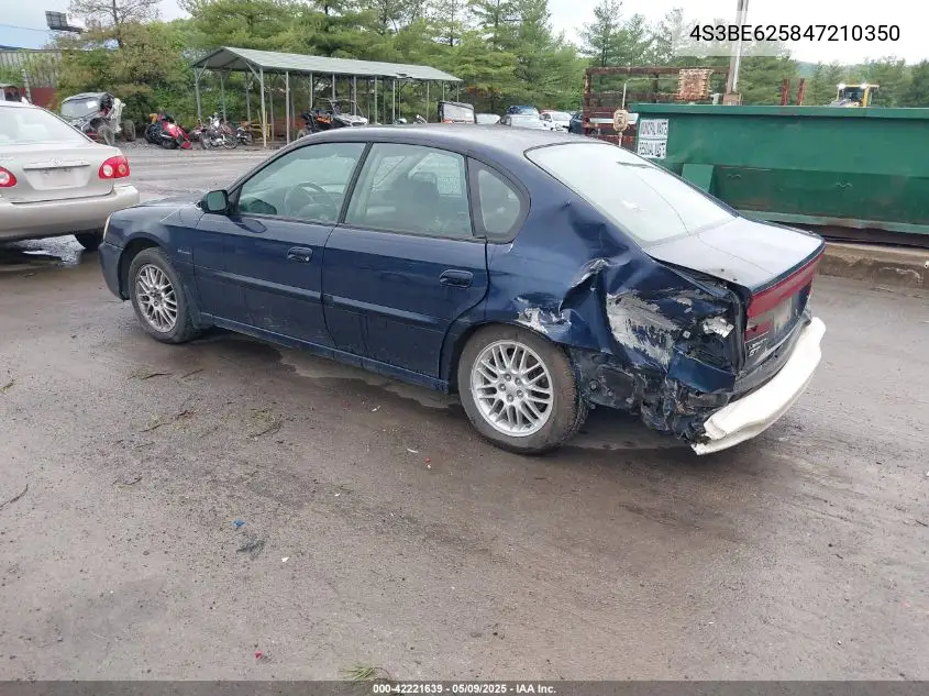 2004 Subaru Legacy L Special VIN: 4S3BE625847210350 Lot: 42221639
