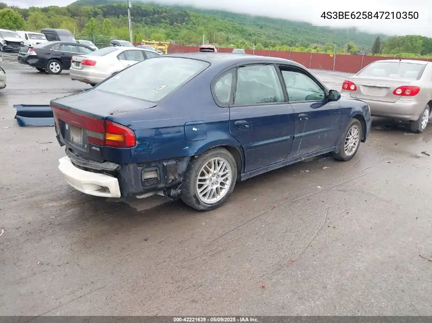 2004 Subaru Legacy L Special VIN: 4S3BE625847210350 Lot: 42221639
