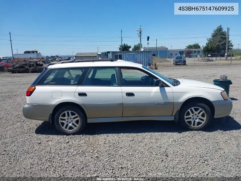 2004 Subaru Legacy Outback Awp VIN: 4S3BH675147609925 Lot: 42608853