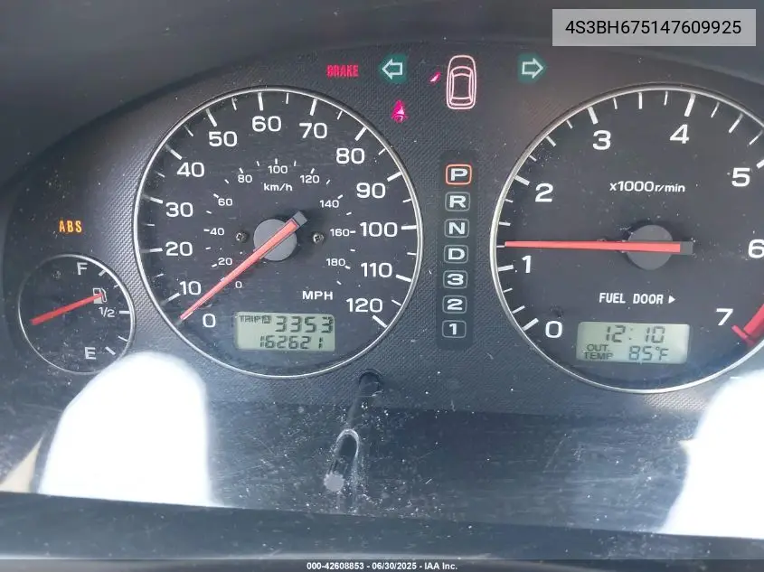 2004 Subaru Legacy Outback Awp VIN: 4S3BH675147609925 Lot: 42608853