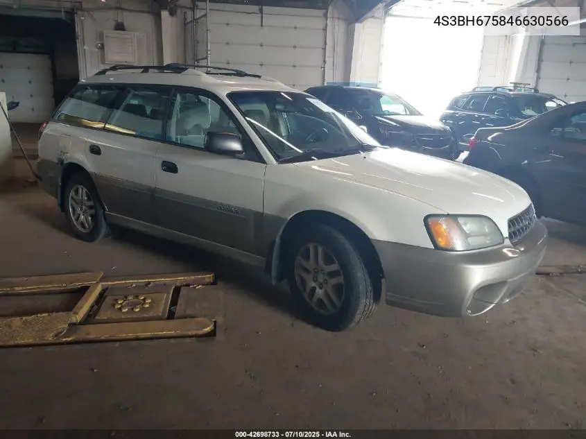 2004 Subaru Outback VIN: 4S3BH675846630566 Lot: 42698733