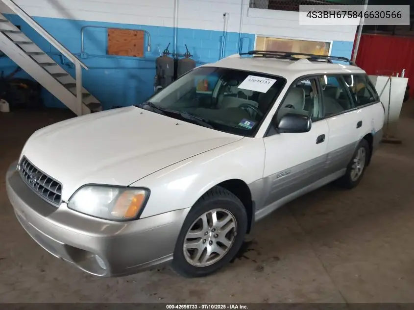 2004 Subaru Outback VIN: 4S3BH675846630566 Lot: 42698733